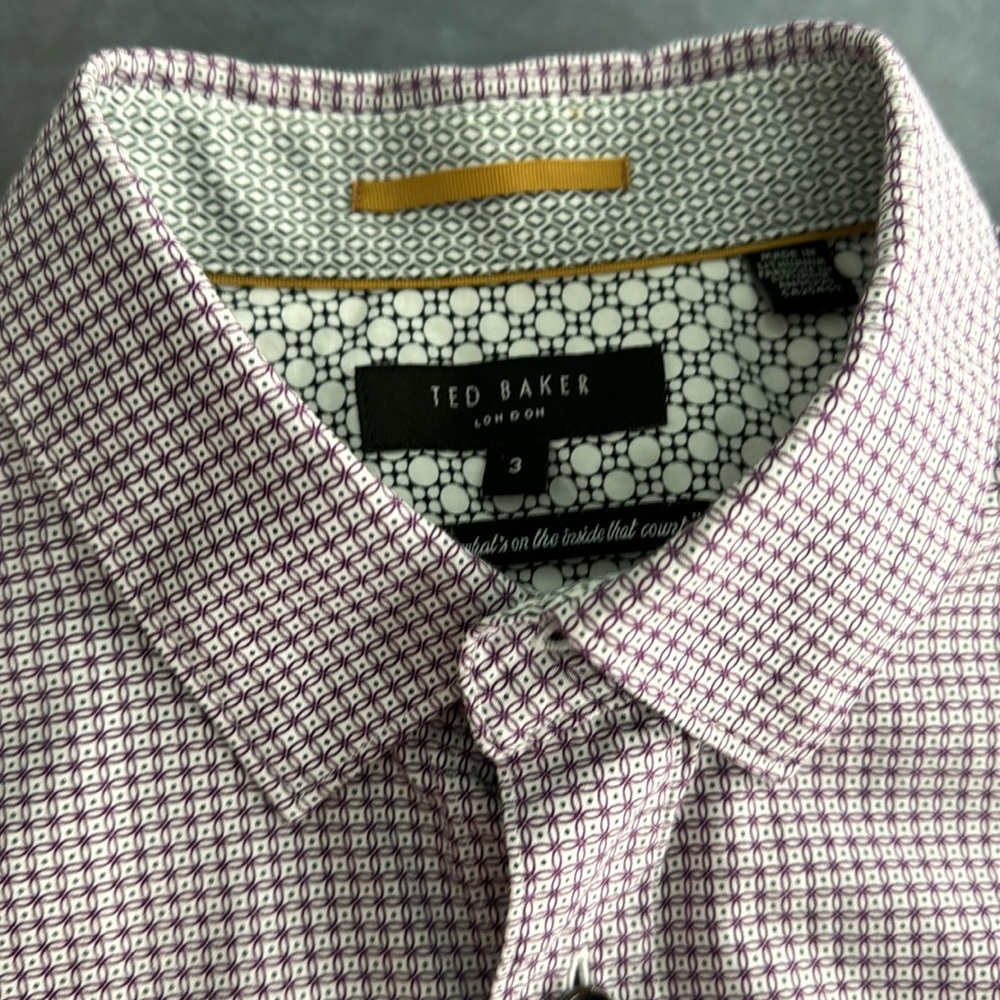 Ted Baker short sleeve button down shirt